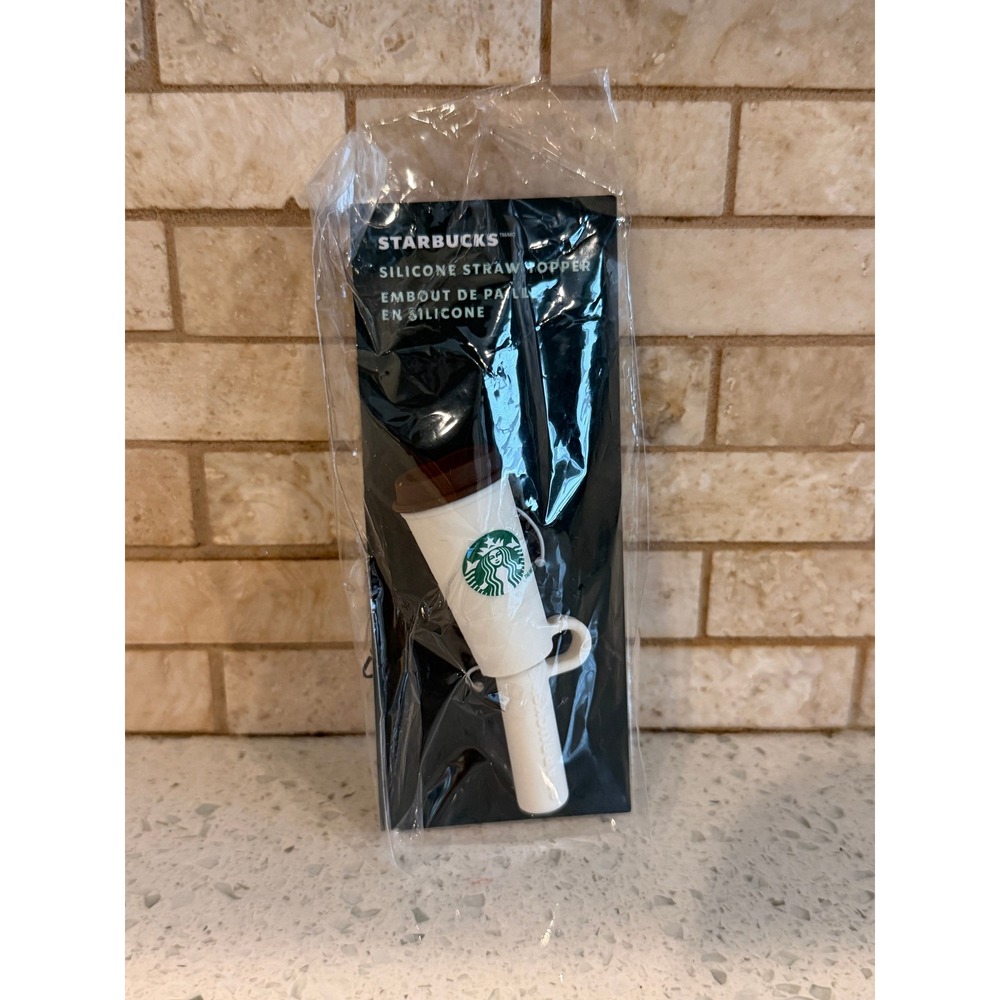 Disney X Starbucks 2026 Mickey Silicone Straw Topper Park Days & Lattes